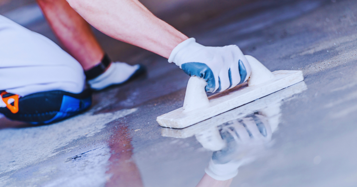 Concrete flooring